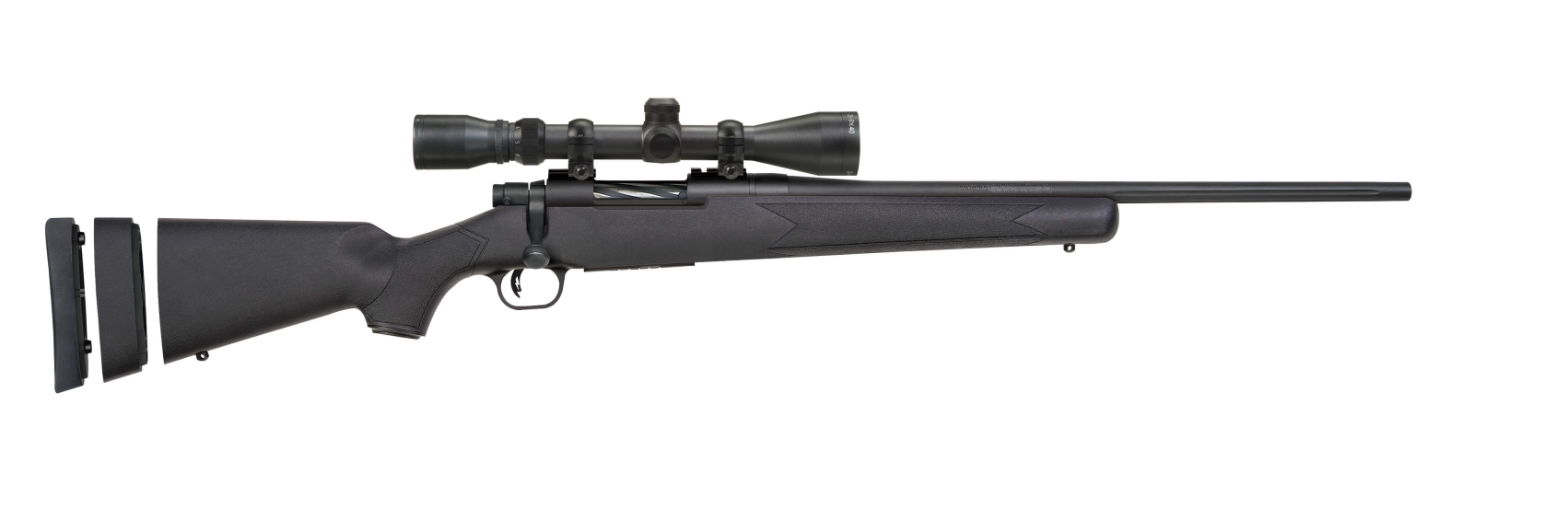 MOSSBERG PATRIOT SUPER BANTAM 6.5 CRD W/3-9X40 SCP  BLK SYNTH STK